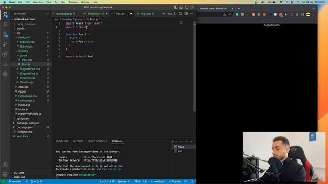 Build Instagram Clone with ReactJS 2023 #coding