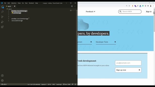 Storage for the web  | HTML5 WebStorage API
