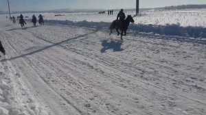 Сумасшедшие зимние скачки. Башкиры