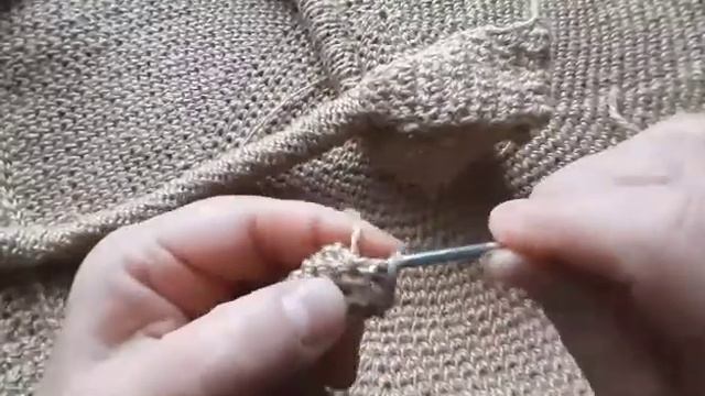 Большая сумка из джута крючком. Пляжная сумка из рафии.  #сумкаизджута #сумкаизрафии #шопперизджута