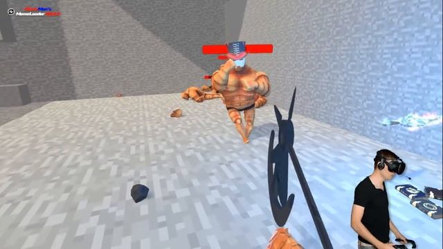 GORN GLADIATOR SIMULATOR IN VR MINECRAFT ARENA (GORN Virtual Reality HTC Vive Funny Gameplay) смотреть онлайн