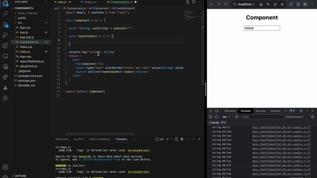 ReactJS Tutorial in Hindi #34 - Controlled and UnControlled Component in React
