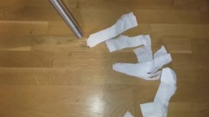 vacuuming socks, trash, paper etc