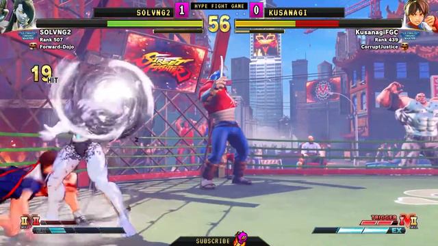 SFV 🥊 Solvng2 (SETH) VS Kusanagi (SAKURA) 🥊 SF5 🥊 Street Fighter 5 🥊 Hype Fight Game