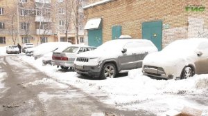 В городе полным ходом идёт уборка улиц после снегопада