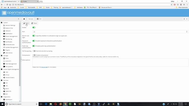 How to Install OpenMediaVault Extras, ShellinaBox and Docker