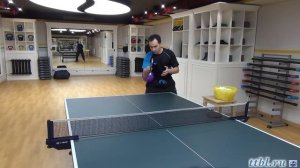 #Уроки настольного тенниса  Часть 91  Отработка наката справа