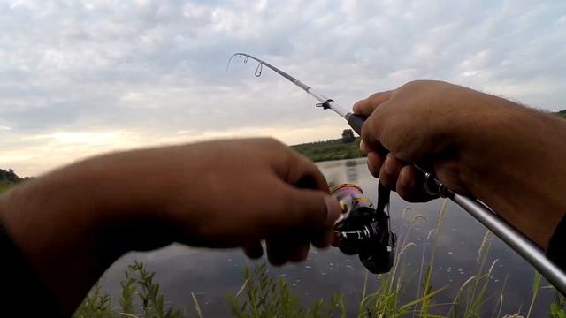 Зачетный окунь. Рыбалка на Волге в Тверской области. Окунь на перекате! смотреть онлайн