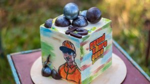 Торт для сына. Рисуем на ганаше. GTA  ( English Subtitles ) - Я - ТОРТодел!