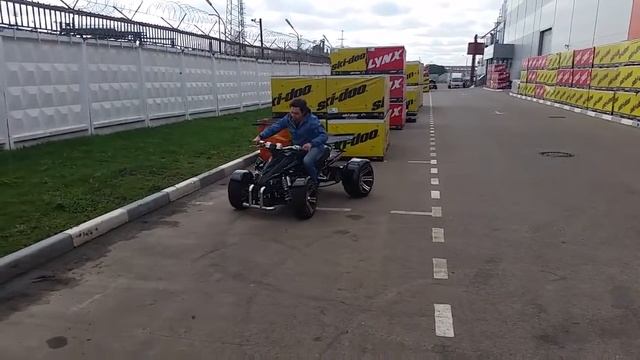 Шоссейный двухместный квадроцикл Spyracing Spyder 350 f1 30 л.с. смотреть онлайн