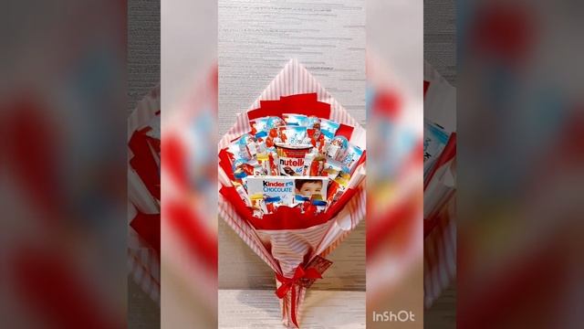 Это самые любимые шоколадки всех, без исключения!!!Букет из kinder шоколада смотреть онлайн