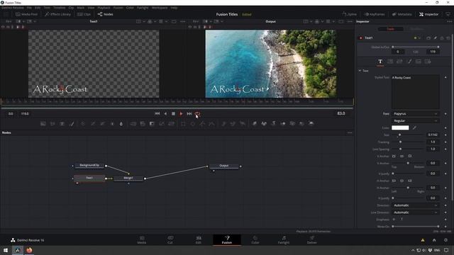 Fusion Titles for Beginners with Davinci Resolve