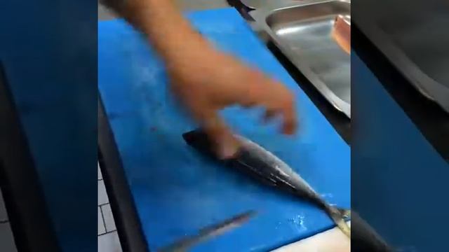 Рыба скумбрия разделка повар