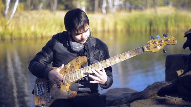 Shcherbakov Anton - Encre Noire (part 2). Mayones Jabba Custom EP 5 + Elixir bass strings.