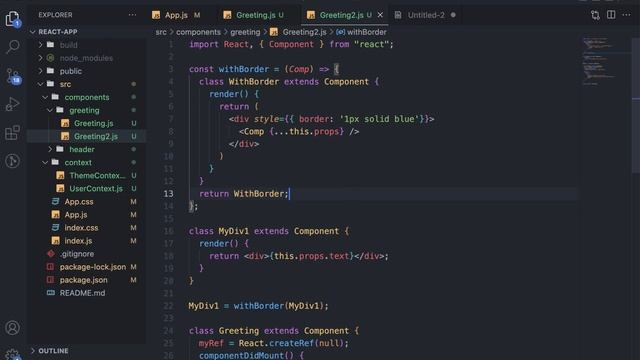 Using forwardRef with HOCs смотреть онлайн