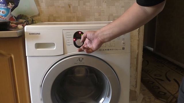 Ошибка HE1 Самсунг диамонд 6 кг. смотреть онлайн