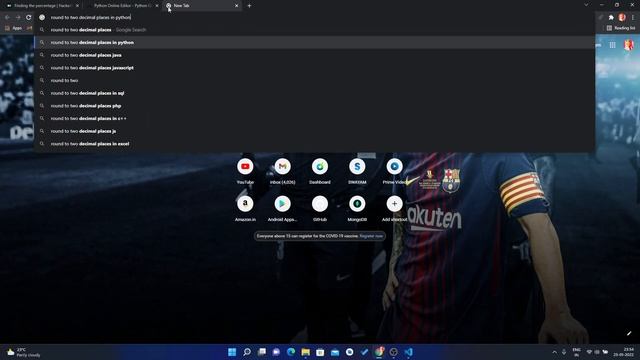Finding the percentage using Python смотреть онлайн