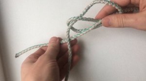 Морской узел. Как связать две верёвки морским узлом.