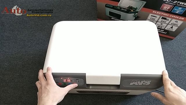 Обзор электрического автохолодильника AVS CC-27WBC. Тест автомобильного холодильника.