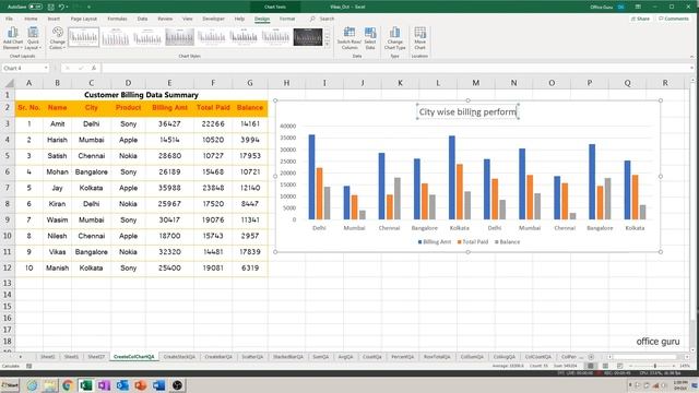 Excel में Quick Column कैसे लगाएं ?| How to Apply Quick Column Chart in Excel смотреть онлайн
