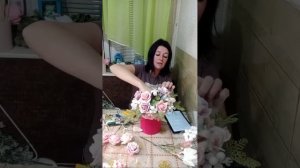 Мыловарение. Сборка букета. Зимние розы