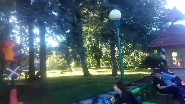 Поезд "Чух-Чух" в парке "Диво-Остров". смотреть онлайн