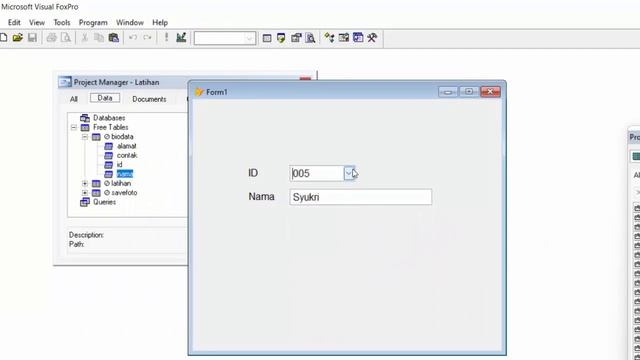 How to Display DBF Table Data With Combo Box and Create Quick Report Visual Foxpro смотреть онлайн