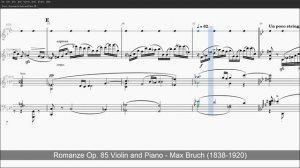 Romanze Op85 Bruch - Level 1 Metronome + Violin Solo