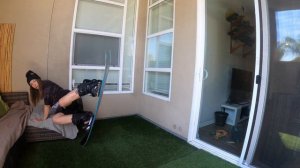 Как Кататься на Сноуборде без Снега. Мои ДОМАШНИЕ ТРЕНИРОВКИ