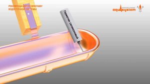 Монтаж заглушек желоба водостока Aquasystem