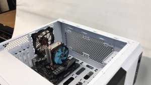 SAMA Maxcool White PC Case Build ASUS H110M-A/M.2