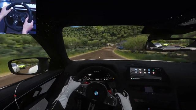 INSANE! 888WHP BMW M8 Competition (Pops & Crackles) - Assetto Corsa | Steering Wheel Gameplay