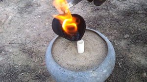 Рукоять для ножа из пластиковой водопроводной трубы. Проверяем эксперимент