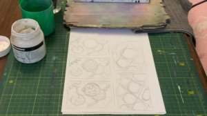 ТДК "Новогодняя открытка" - "Ёлочные игрушки". Наброски композиции