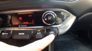 How to Enable or Disable Interior Airflow Circulation in Kia Rio III ( 2011 – 2016 )