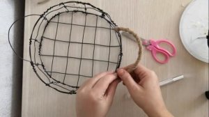 КОРЗИНА ИЗ ПРОВОЛОКИ СВОИМИ РУКАМИ/ DIY / СТАТУЭТКА ИЗ ПРОВОЛОКИ