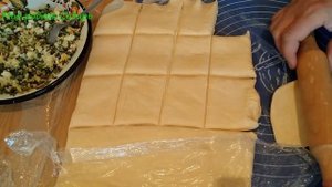 Весенние пироги - с колбой и яйцами.