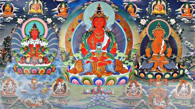 ☸Buddhist Mantra For Healing And Long Life|ཚེ་དཔག་མེད།Amitayus Buddha|སྨན་ལྷ|Medicine Buddha Mantra