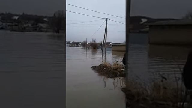 В Аягузе вода заходит в дома