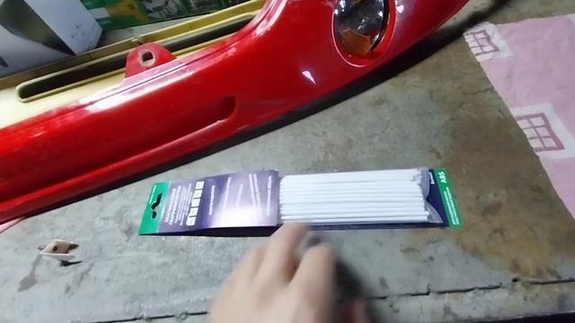 Ремонт решётки радиатора из ABS пластика смотреть онлайн