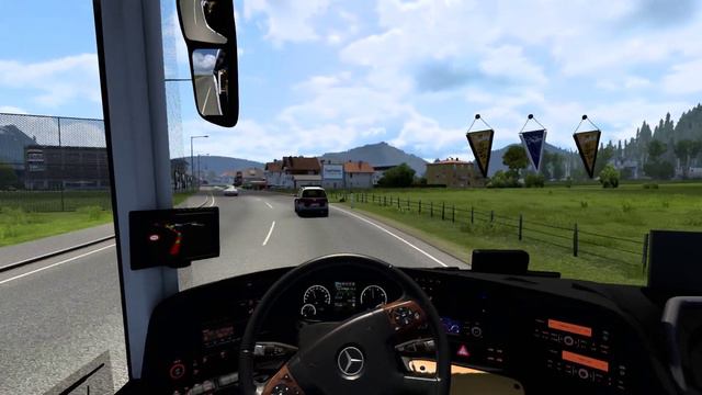 Euro Truck Simulator 2 | Bus Driving | Mercedes-Benz Tourismo 16RHD смотреть онлайн