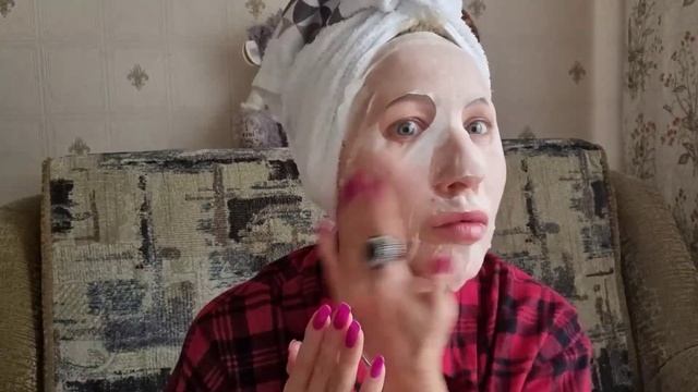 Японская хлопковая маска со стволовыми клетками. Обзор. смотреть онлайн