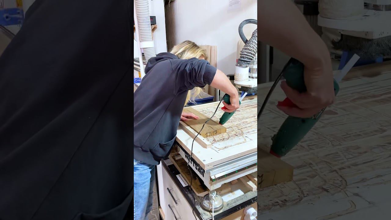 #shorts Ключница в виде ножовки просто и быстро на фрезерном ЧПУ станке смотреть онлайн