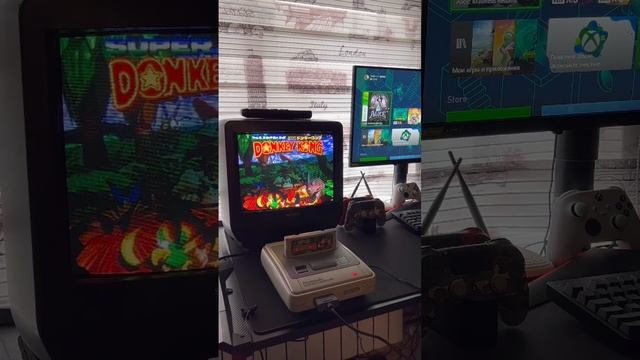 Nintendo Super Famicom включение ретро консоли