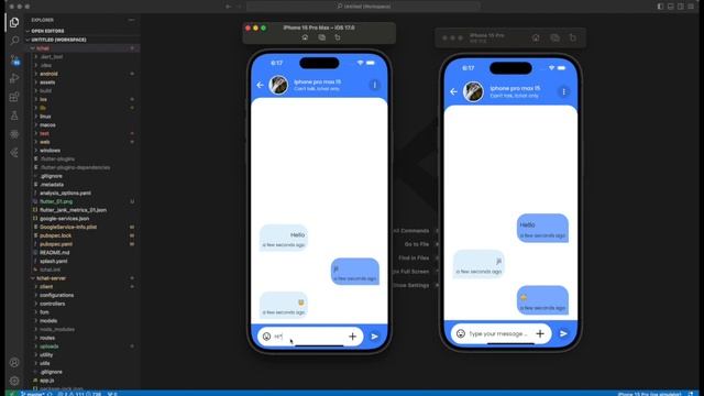 Flutter Chat App Nodejs App Tutorial + Mongodb + Socket  | devhubspot