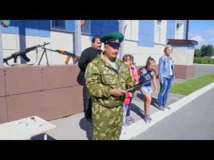 Патриотическая игра Зарница в детском саду №7 "Радуга".