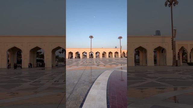 Президентский дворец в Абу-Даби | Панорама с площади