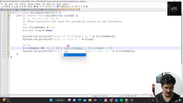Assignment Operators in Java | Java in Hindi | DineshDTC | += -= *= /= %= in Java смотреть онлайн