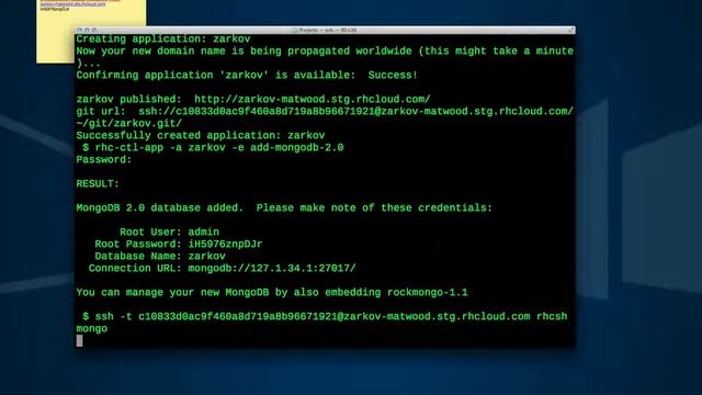 Getting Started with MongoDB Shell on OpenShift смотреть онлайн