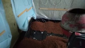 ЗАСЫПАЕМ ПОЛ В ПОМЫВОЧНОЙ КЕРАМЗИТОМ